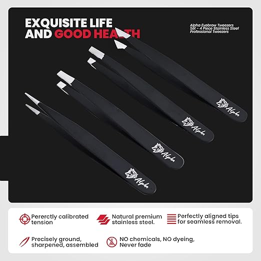 Professional Tweezers Set